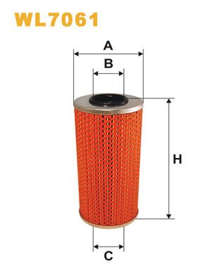 Оливний фільтр WIX FILTERS WL7061