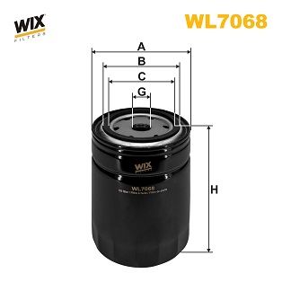 Oil Filter WIX FILTERS WL7068