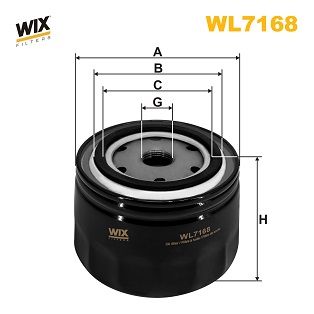 Oil Filter WIX FILTERS WL7168