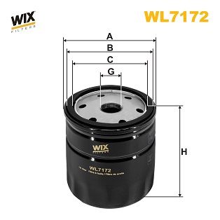 Оливний фільтр WIX FILTERS WL7172