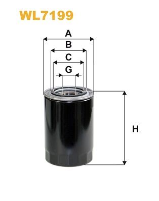 Oil Filter WIX FILTERS WL7199