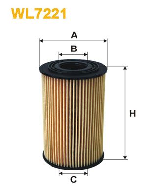 Оливний фільтр WIX FILTERS WL7221