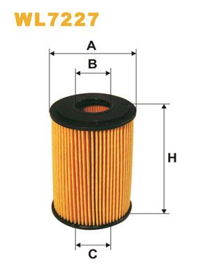 Оливний фільтр WIX FILTERS WL7227