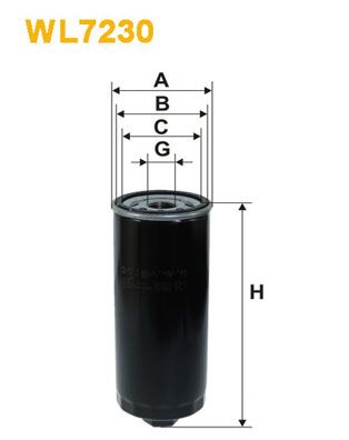 Оливний фільтр WIX FILTERS WL7230