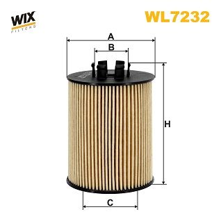 Oil Filter WIX FILTERS WL7232