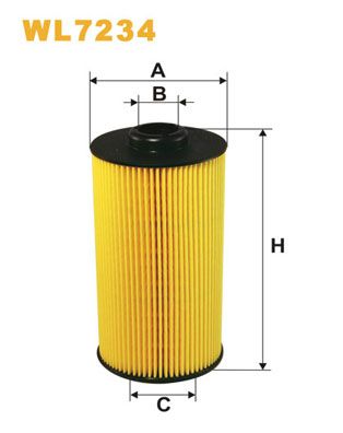 Oil Filter WIX FILTERS WL7234