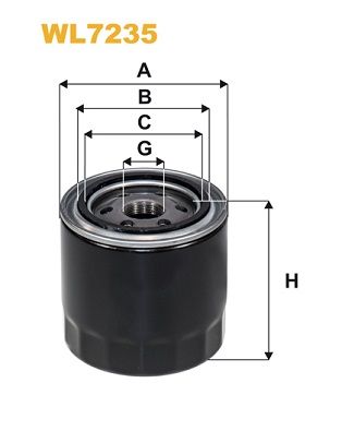 Оливний фільтр WIX FILTERS WL7235