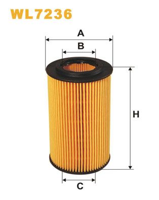 Оливний фільтр WIX FILTERS WL7236