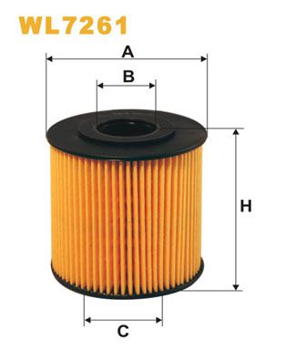 Оливний фільтр WIX FILTERS WL7261