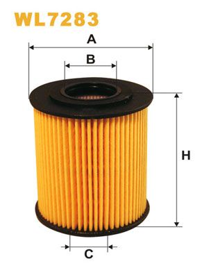 Oil Filter WIX FILTERS WL7283