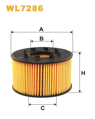 Oil Filter WIX FILTERS WL7286