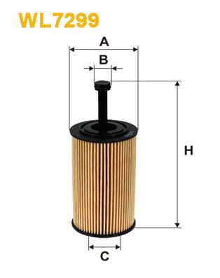 Оливний фільтр WIX FILTERS WL7299