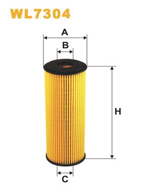 Oil Filter WIX FILTERS WL7304