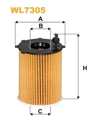 Oil Filter WIX FILTERS WL7305