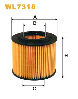 Oil Filter WIX FILTERS WL7318