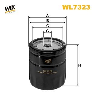 Оливний фільтр WIX FILTERS WL7323