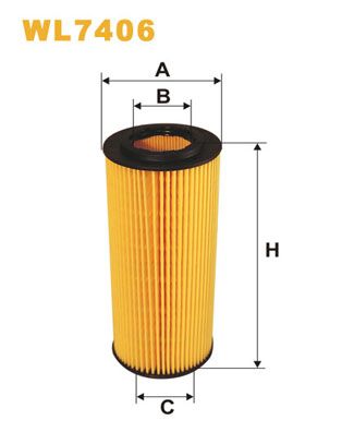 Oil Filter WIX FILTERS WL7406