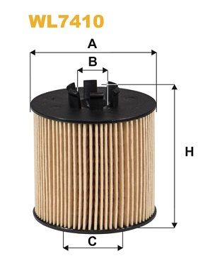 Oil Filter WIX FILTERS WL7410