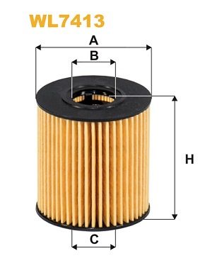 Oil Filter WIX FILTERS WL7413