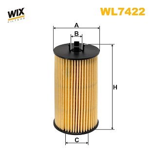 Oil Filter WIX FILTERS WL7422