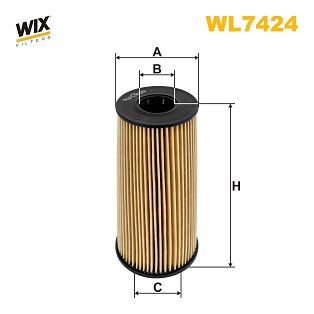 Oil Filter WIX FILTERS WL7424