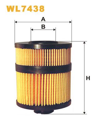 Oil Filter WIX FILTERS WL7438