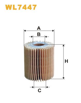 Alyvos filtras WIX FILTERS WL7447