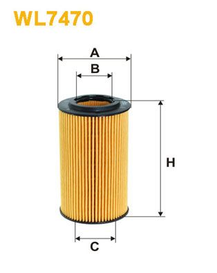 Оливний фільтр WIX FILTERS WL7470