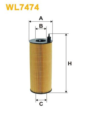 Оливний фільтр WIX FILTERS WL7474