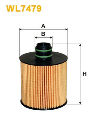 Оливний фільтр WIX FILTERS WL7479