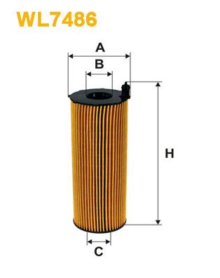 Oil Filter WIX FILTERS WL7486