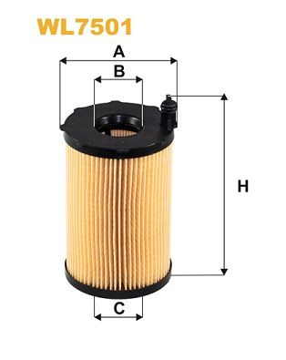 Oil Filter WIX FILTERS WL7501