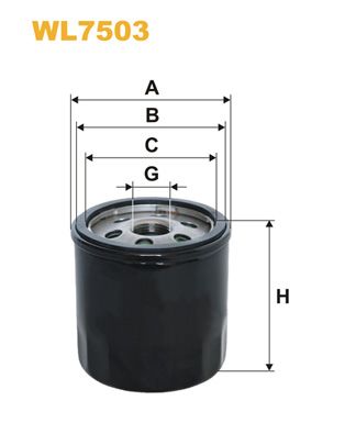 Oil Filter WIX FILTERS WL7503