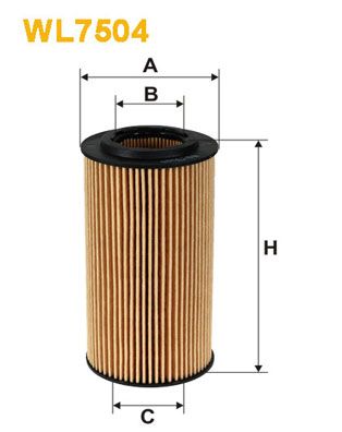 Oil Filter WIX FILTERS WL7504