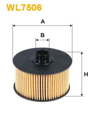 Оливний фільтр WIX FILTERS WL7506