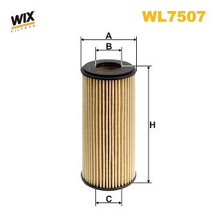Oil Filter WIX FILTERS WL7507