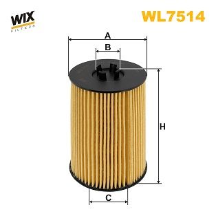 Oil Filter WIX FILTERS WL7514