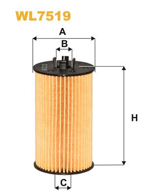 Oil Filter WIX FILTERS WL7519