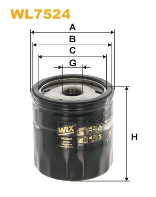 Оливний фільтр WIX FILTERS WL7524