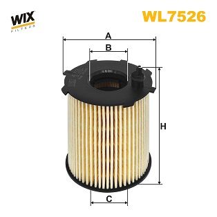 Oil Filter WIX FILTERS WL7526