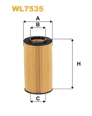 Alyvos filtras WIX FILTERS WL7535