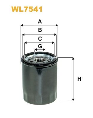 Alyvos filtras WIX FILTERS WL7541