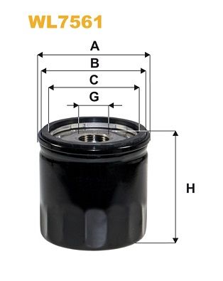 Oil Filter WIX FILTERS WL7561