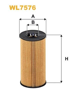 Oil Filter WIX FILTERS WL7576