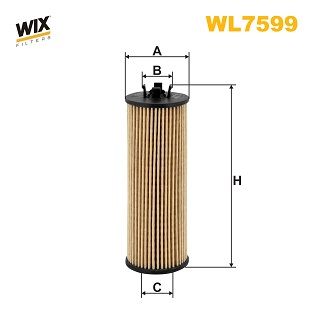 Oil Filter WIX FILTERS WL7599