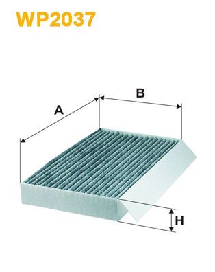 Filter, cabin air WIX FILTERS WP2037