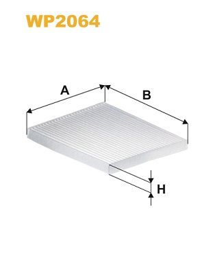 Filter, cabin air WIX FILTERS WP2064