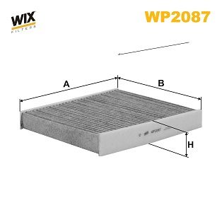 Filtras, salono oras WIX FILTERS WP2087