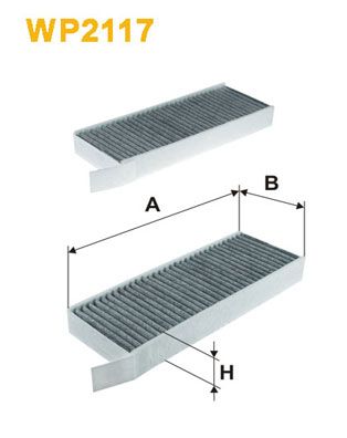 Filter, cabin air WIX FILTERS WP2117