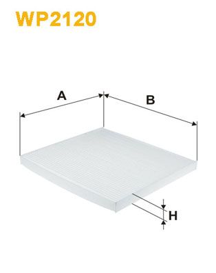 Filtras, salono oras WIX FILTERS WP2120